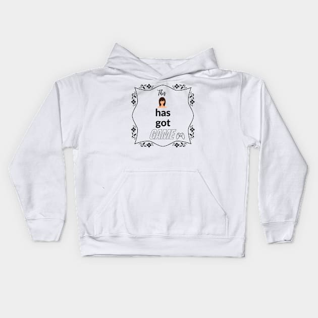 This Girl Has Got Game Kids Hoodie by Gamer Girl Fashion